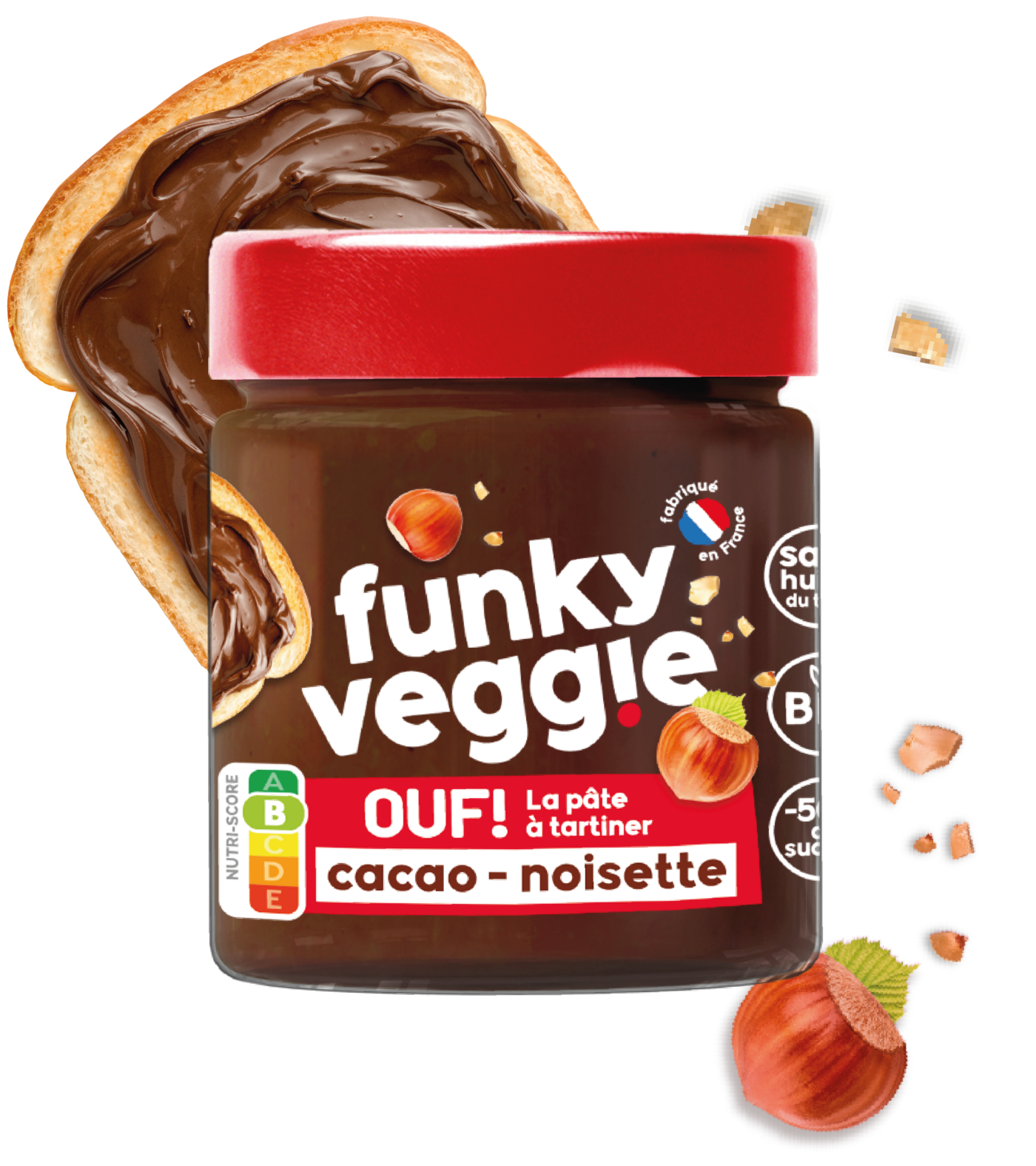 Funky Veggie - Produit - CACAO NOISETTE